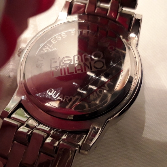 NEW, FIGARO MILANO QUARTS, STAINLESS STEEL WATCH - Picture 8 of 8